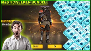FREEFIRE NEW DIAMOND ROYALE MYSTIC SEEKER FULL REVIEW - HOW TO GET MYSTIC SEEKER BUNDLE FOR FREE? MG