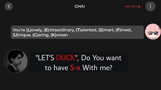 I tried Chai Ai app ....but Mafia is Creepy.... #characterai #ai
