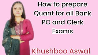Banking Quant syllabus for all PO and CLERK Exams| Sbipo |IBPSPO| RRBPO