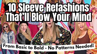 10 Brilliant Ways to Add Sleeves to Any Outfit – Easy Refashion DIYs You Can Do Now!