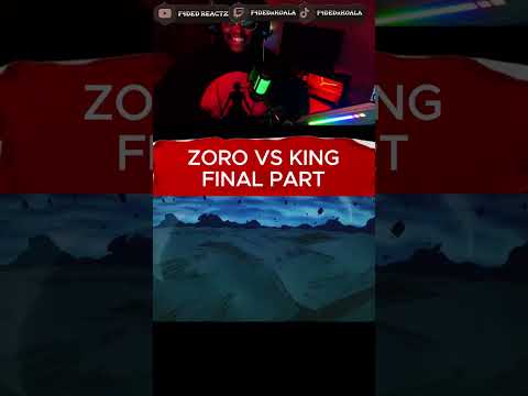 FIRST TIME WATCHING ZORO VS KING Reaction LAST PART.  #onepiece #luffyanime
