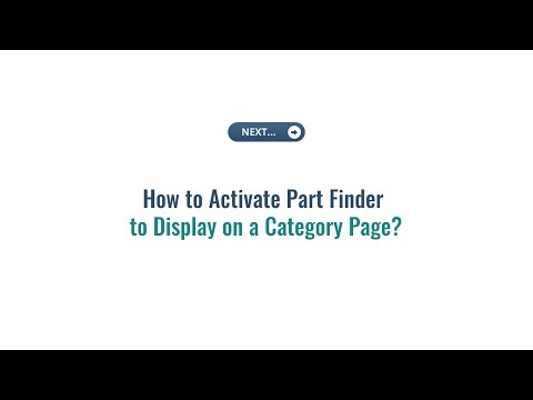 How to Activate Part Finder to Display on Magento 2 Store front? M-Connect Media