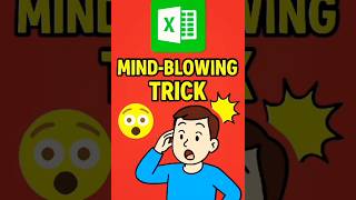 Excel Mind Blowing Trick  || 😲 #tusharrawani