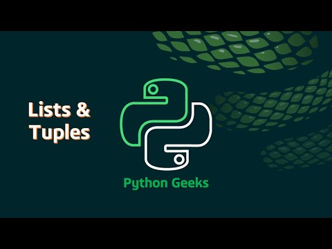 4. Python - Lists and Tuples