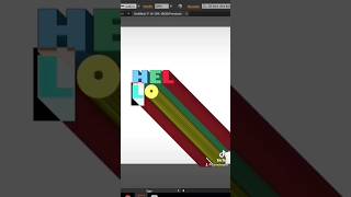 How to create 3D text in illustrator | 3D Text effect in illustrator #3dtext #texteffect