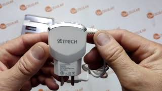 Cargador AITECH FAST CHARGE 4.2A CON DOS ENTRADAS DE USB