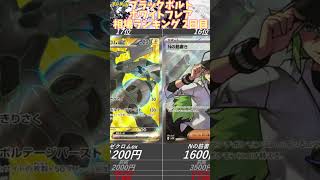 【ポケカ】ブラックボルト ホワイトフレア 相場ランキング 2日目 下落