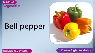 Learn English - English Vocabulary Lesson 12 - Vegetables | Free English Lessons, ESL Lessons