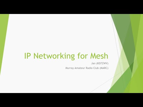 IP Networking for AREDN Users