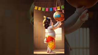 krishna is dancing🙏🌹❤#dj #song #love#littleradhe #shortmusic #yt#cute #shreekrishnaupdeshin #shorts