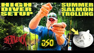 How to Rig High Divers for Salmon Trolling | Okuma/Dreamweaver Deeper Diver Setup & Knots Tutorial!!
