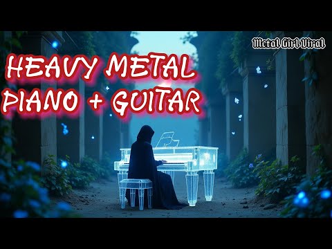 Best Heavy Metal Music 🎵 Piano + Guitar Perfect for Meditaion, Deep Reflection, Gaming, Working, Gym