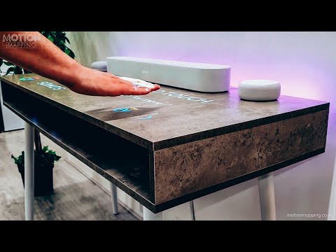Non-Touch Table Interactive by Motion Mapping UK