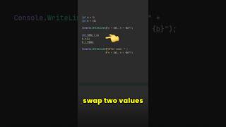 Value Swapping in C# is INSANE