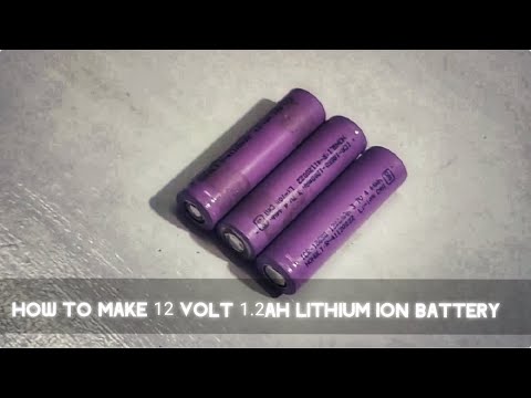 how to make 12 volt 1.2 Ah lithium ion battery Hindi full explanation