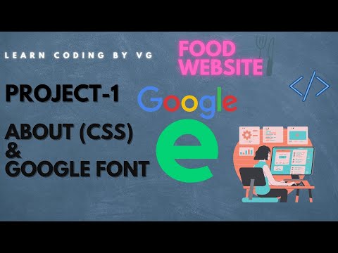 Web Development via REACT || Tutorials #10 || PROJECT-1 || Google font