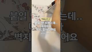 🎬 붙일 땐 좋았는데, 뗄 땐 내 마음과 같이 찢겨나감