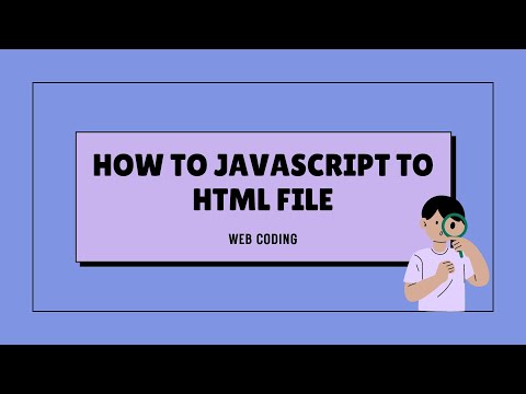 How to add javascript into html file