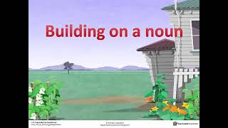 Nouns and noun groups
