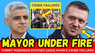 Sadiq Khan Left Speechless After Tommy Robinson Confronts Him Over Crime Failures