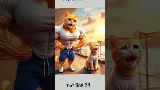 cute cat ❤️strong cat ❤️ #cat #cattales #ai #animaltales #funny#aigallery#cutepet#short#aistory