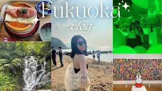 【Vlog】真夏の福岡旅｜食い倒れ｜糸島｜太宰府