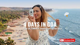 The ULTIMATE 4 Day Goa Itinerary | Goa Trip | Goa Trip Planning | Goa in Monsoon | Goa Plan | Goa