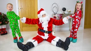 SANTA |  Christmas Songs for Kids with Gaby and Alex
