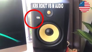 ✅  KRK Rokit G4 Vs M Audio 🔴