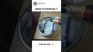 iPhone 7 vs Samsung S7 🤡 #Mocktail 🥶# water test # Samsung # Apple 🤣🤣