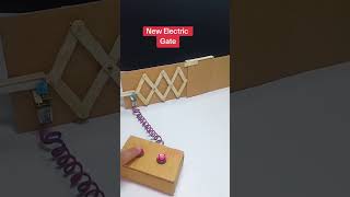 New electric gate invention || dc motor electric gate || #dcmotor #diy #omscience #electricgate