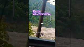 Testa river in sikkim #rain #teestariver #flood #sikkim #river #eastsikkim #travel #nature #gangtok