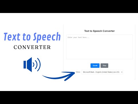 How to Code a Text Speech Converter with HTML, CSS & JavaScript