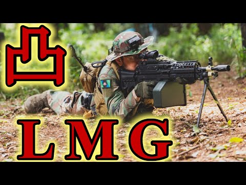 【サバゲー】LMGで待ち構えると見せかけて突撃する動画　in ダブルクロス