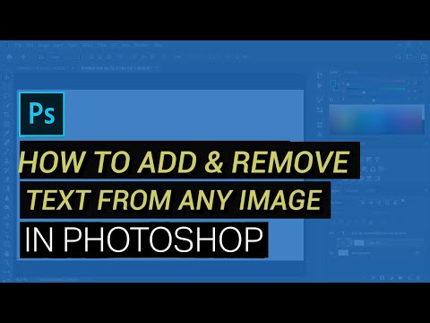 Photoshop Tutorials - How To Add & Remove Text From Any Image