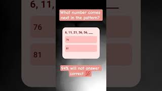 Can You Crack This Growing Pattern Puzzle? #mathshorts #maths #braintestsolution #mathchallenge