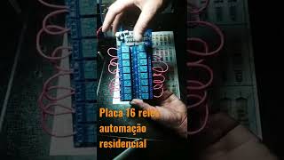 Automação residencial,módulo 16 relês @Hidraullétrica-BH #hidrauletrica.