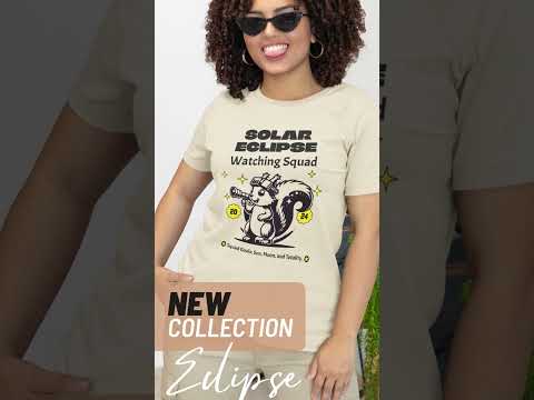 Eclipse Your Style: 2024 Solar Eclipse T-Shirts Unveiled! 🌟#tshirtfashion #graphictees #eclipse2024