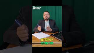 Bottom-Up Estimating: Tools and Techniques PMBOK 6TH | #pmpexamprep #sikhanaseekho #pmbok #pmp