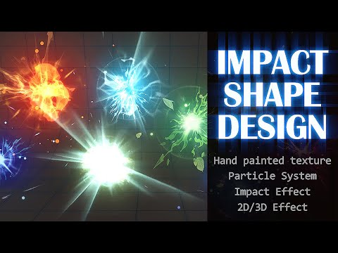 Realtime Game VFX Assets - Impact Shape Design Process
