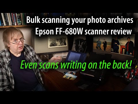 Scanning your family photo archive. Epson FF-680W scanner review