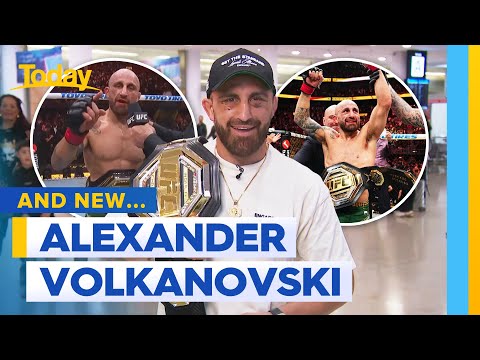 UFC legend Alexander Volkanovski chats with Today after his major title win | Today Show Australia