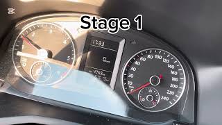 VW CADDY 2.0 TDI 75HP STOCK vs STAGE 1 180HP ACCELERATION