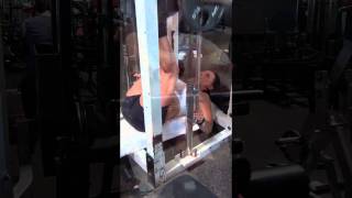 Charles Glass leg workout with Mascha Tieken