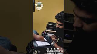 "Divine Grace on Skin: Khodal Goddess Tattoo at Tushar Singh's Tattoo Studio"