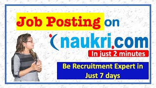 How to post a job on Naukri.com? | job posting tutorial |how to post a job | naukri.com tutorial