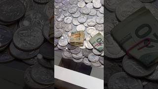 Day 37 Trying to Win MONEY from a Coin Pusher! #shorts #arcade #money