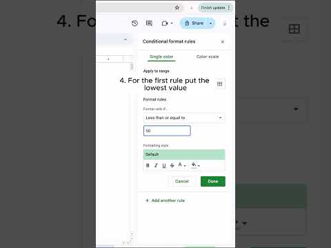 How to Create an Automation Highlight in Google Sheets💯💪🏻 #googlesheets #googlesheetstips #excel