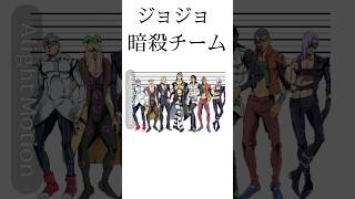 ジョジョ5部暗殺チーム #ジョジョの奇妙な冒険 #ジョジョ #ジョジョ5部 #暗殺チーム
