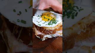 Delicious Croque Madame With Comté Béchamel #shorts